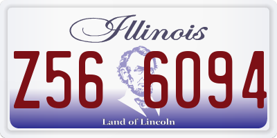 IL license plate Z566094