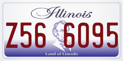 IL license plate Z566095