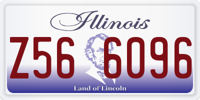 IL license plate Z566096