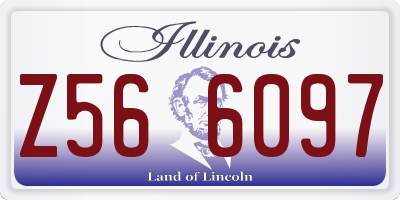 IL license plate Z566097