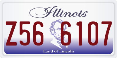 IL license plate Z566107