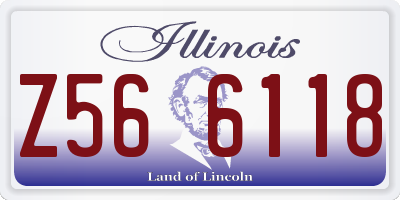 IL license plate Z566118