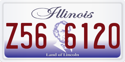 IL license plate Z566120