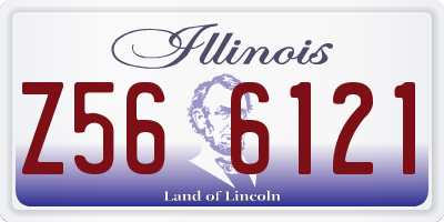 IL license plate Z566121