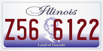 IL license plate Z566122