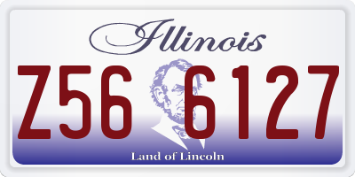 IL license plate Z566127