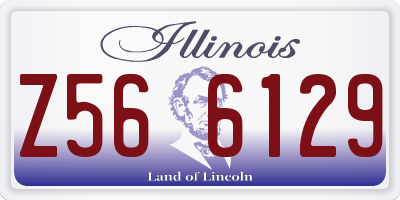 IL license plate Z566129