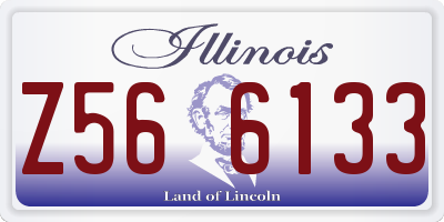 IL license plate Z566133