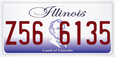 IL license plate Z566135