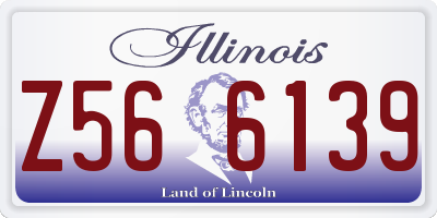 IL license plate Z566139
