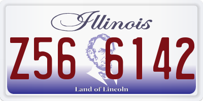 IL license plate Z566142