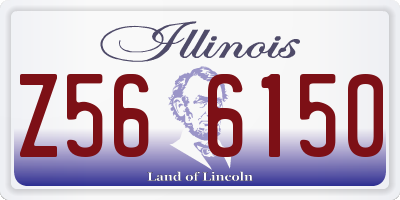 IL license plate Z566150