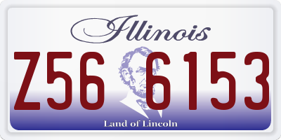IL license plate Z566153