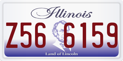 IL license plate Z566159