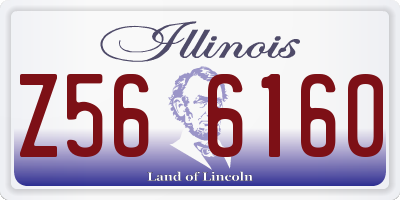 IL license plate Z566160