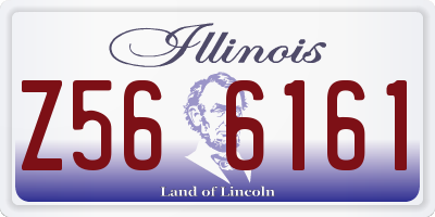 IL license plate Z566161