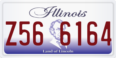 IL license plate Z566164