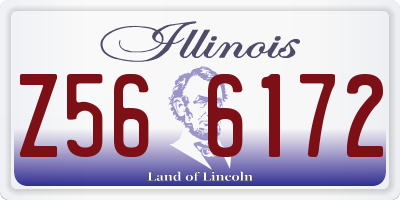 IL license plate Z566172