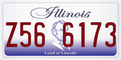IL license plate Z566173