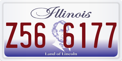 IL license plate Z566177