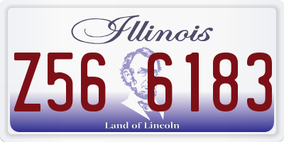 IL license plate Z566183