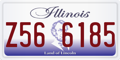 IL license plate Z566185