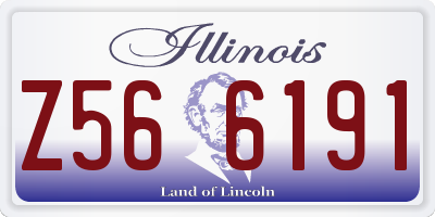 IL license plate Z566191
