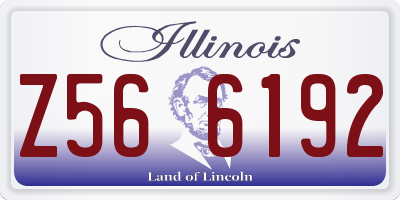 IL license plate Z566192