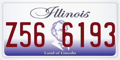 IL license plate Z566193