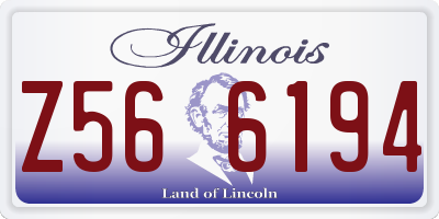 IL license plate Z566194
