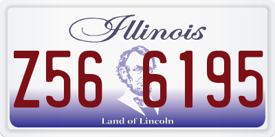 IL license plate Z566195