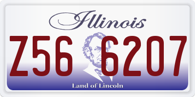 IL license plate Z566207