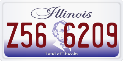 IL license plate Z566209
