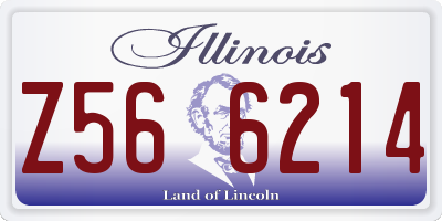IL license plate Z566214