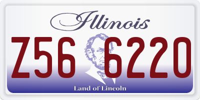 IL license plate Z566220