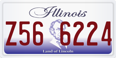 IL license plate Z566224