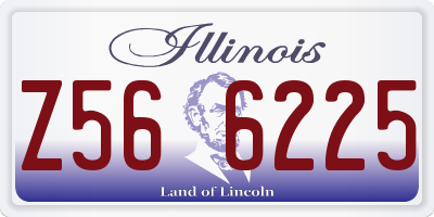 IL license plate Z566225