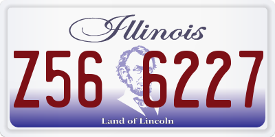 IL license plate Z566227