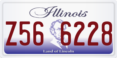IL license plate Z566228