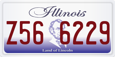 IL license plate Z566229