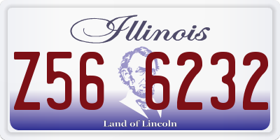 IL license plate Z566232