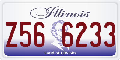 IL license plate Z566233