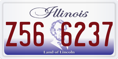 IL license plate Z566237