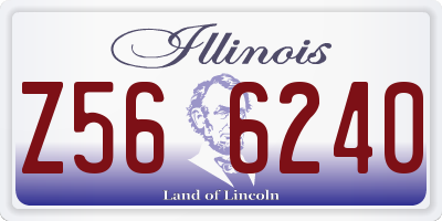 IL license plate Z566240