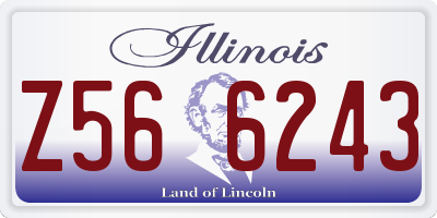 IL license plate Z566243