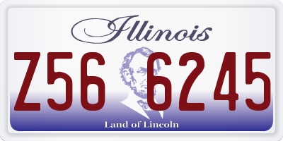 IL license plate Z566245