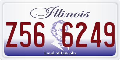 IL license plate Z566249