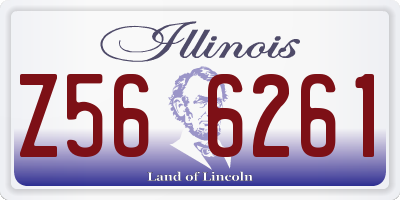 IL license plate Z566261