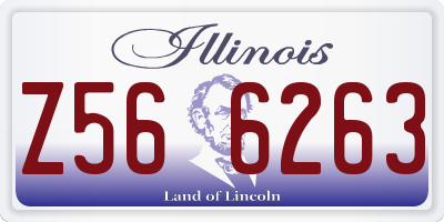 IL license plate Z566263