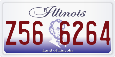 IL license plate Z566264